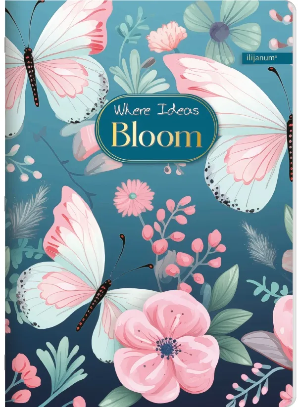 Sveska čistih listova A4 BLOOM 52 lista (Više vrsta) 