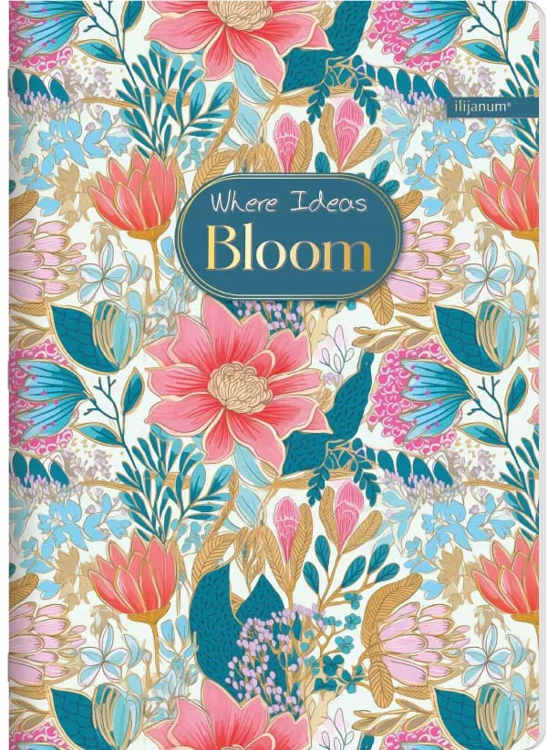 Sveska čistih listova A4 BLOOM 52 lista (Više vrsta) 