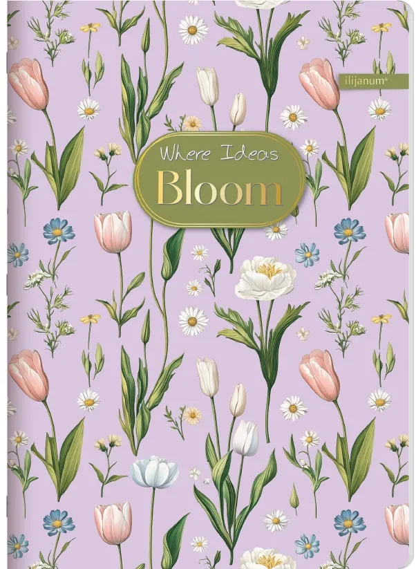 Sveska čistih listova A4 BLOOM 52 lista (Više vrsta) 