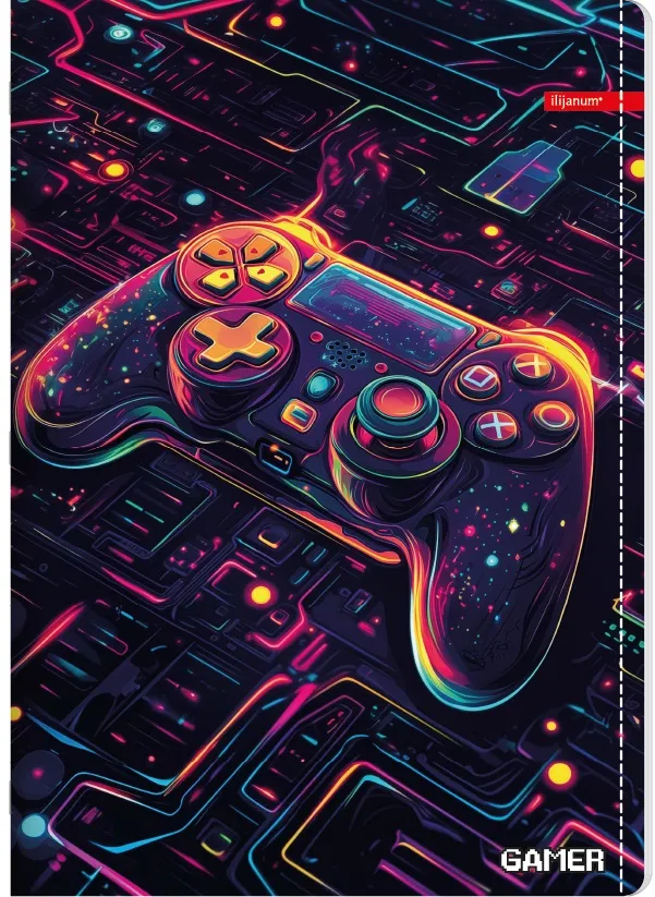 Sveska na kvadratiće A4 GAMER 52 lista (Više vrsta)