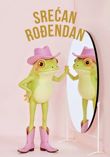 Rođendanska čestitka ŽABICA 