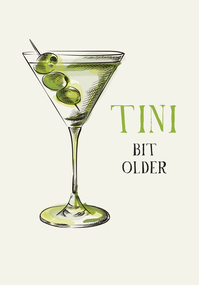 Rođendanska čestitka TINI BIT OLDER 