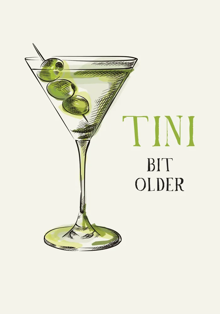 Rođendanska čestitka TINI BIT OLDER 