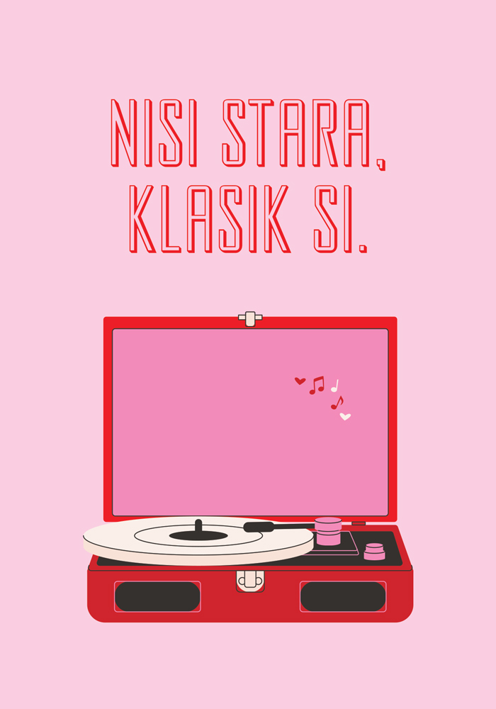 Rođendanska čestitka YOU'RE A CLASSIC (ženska) 