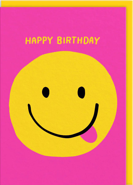 Rođendanska čestitka SMILEY FACE 
