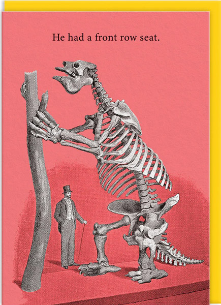 Čestitka FRONT ROW SEAT 