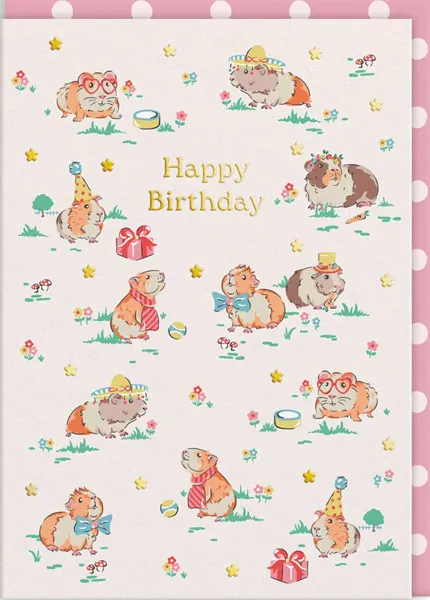 Rođendanska čestitka GUINEA PIG 
