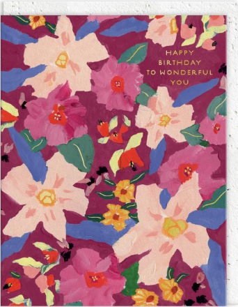 Rođendanska čestitka WONDERFUL YOU BLOOMS 