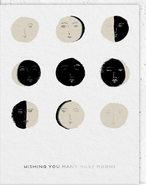 Rođendanska čestitka WISHING YOU MANY MORE MOONS 