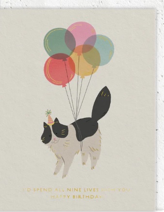 Rođendanska čestitka DEVET ŽIVOTA 