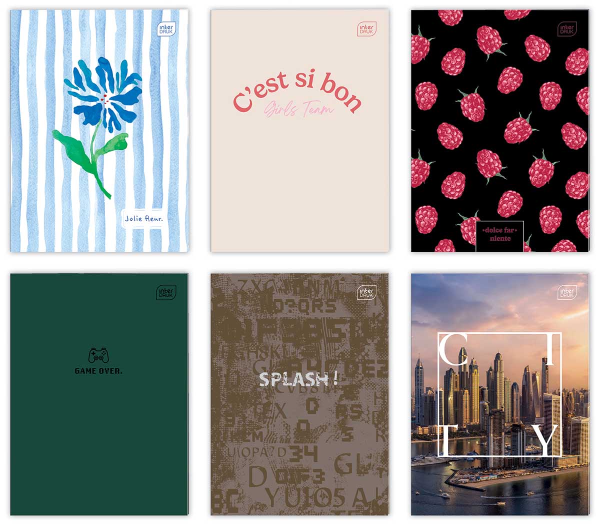 Sveska A4, 80 listova na linije (Više vrsta) 