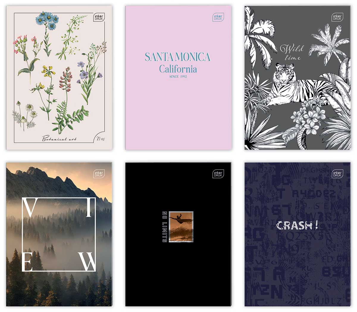 Sveska A4, 96 listova na kvadratiće (Više vrsta) 