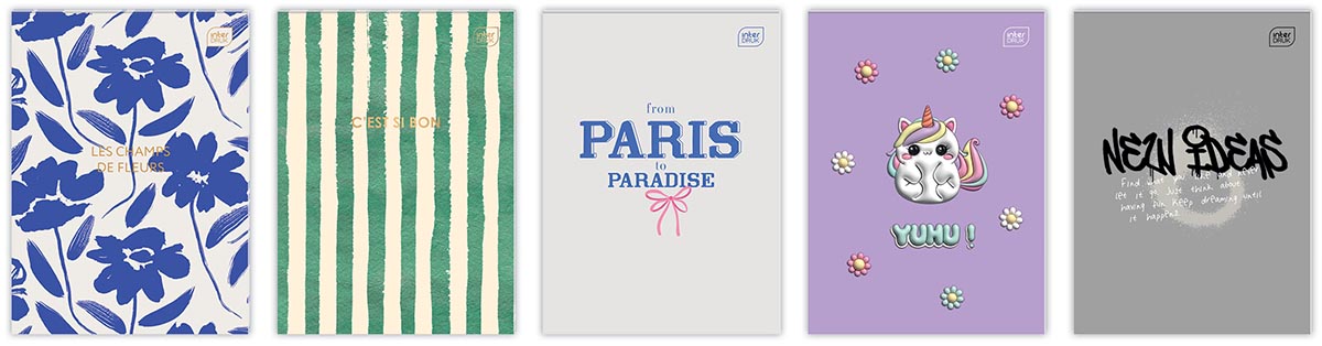 Notes A7, 50 listova na kvadratiće (Više vrsta) 