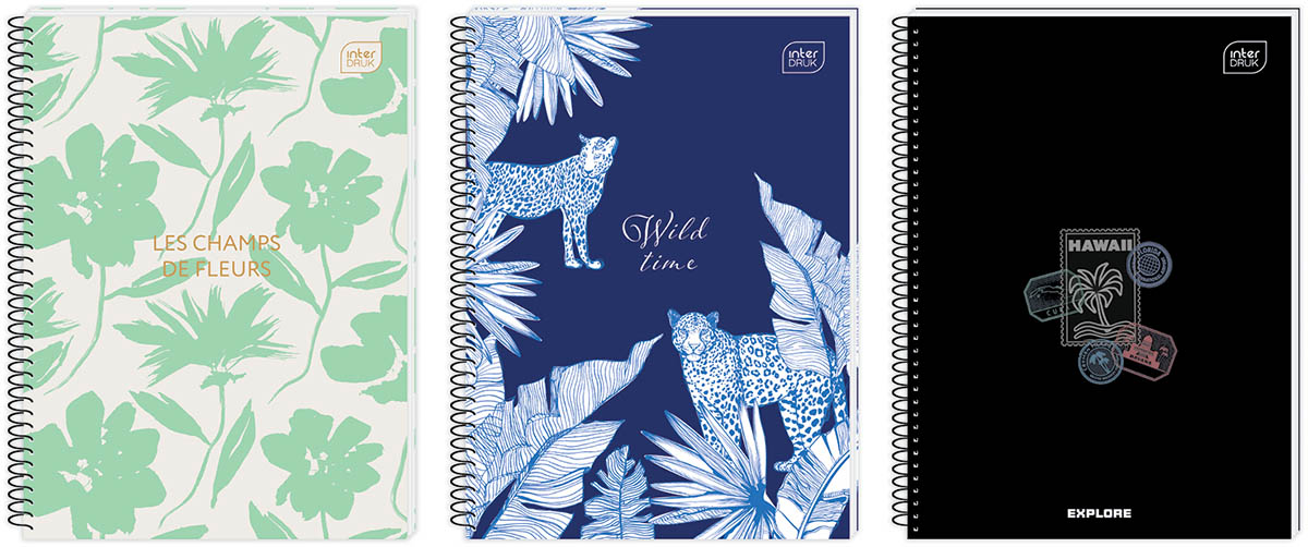 Spiralni notes A4, 50 listova na kvadratiće (Više vrsta) 