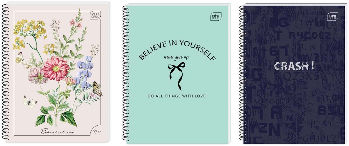 Spiralni notes A4, 120 listova na kvadratiće (Više vrsta) 