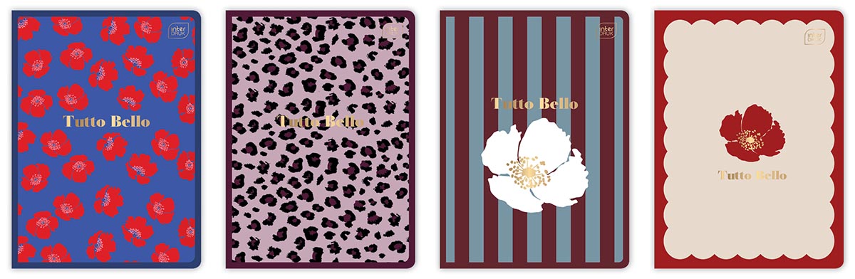 Sveska na kvadratiće A5 TUTTO BELLO 60 listova (Više vrsta) 