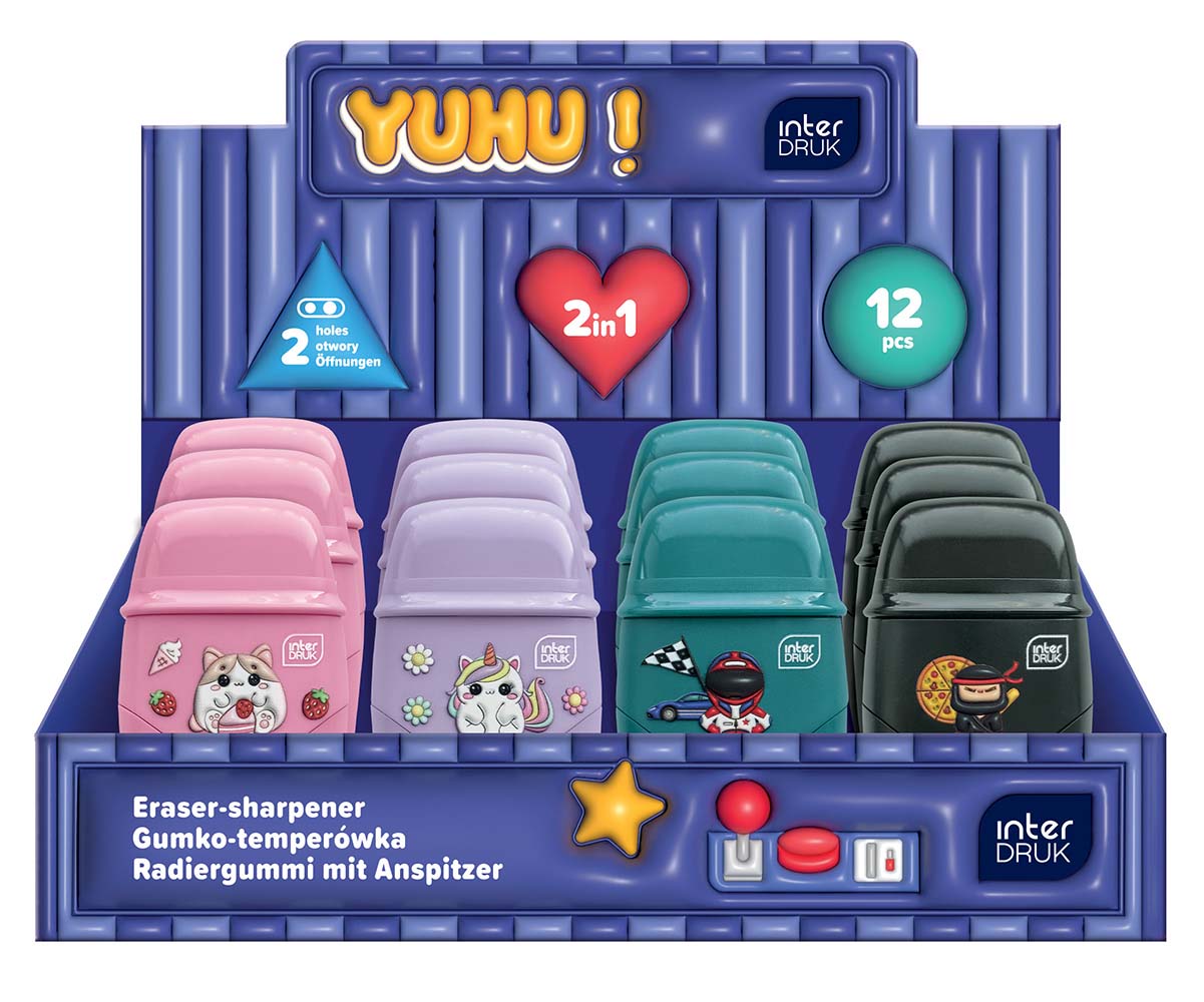 Gumica i rezač YUHU (Više vrsta) 