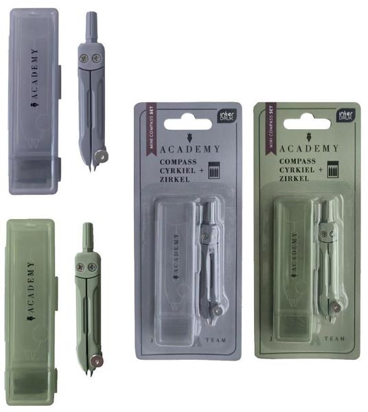 Mini šestar ACADEMY (DVE VRSTE) 