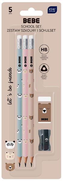 Školski set  FRIENDS - krem 