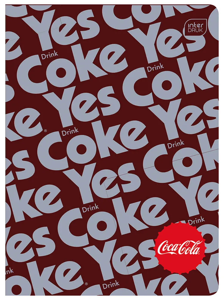 Školska sveska A5 kvadratićI COCA COLA (ČETIRI VRSTE) 