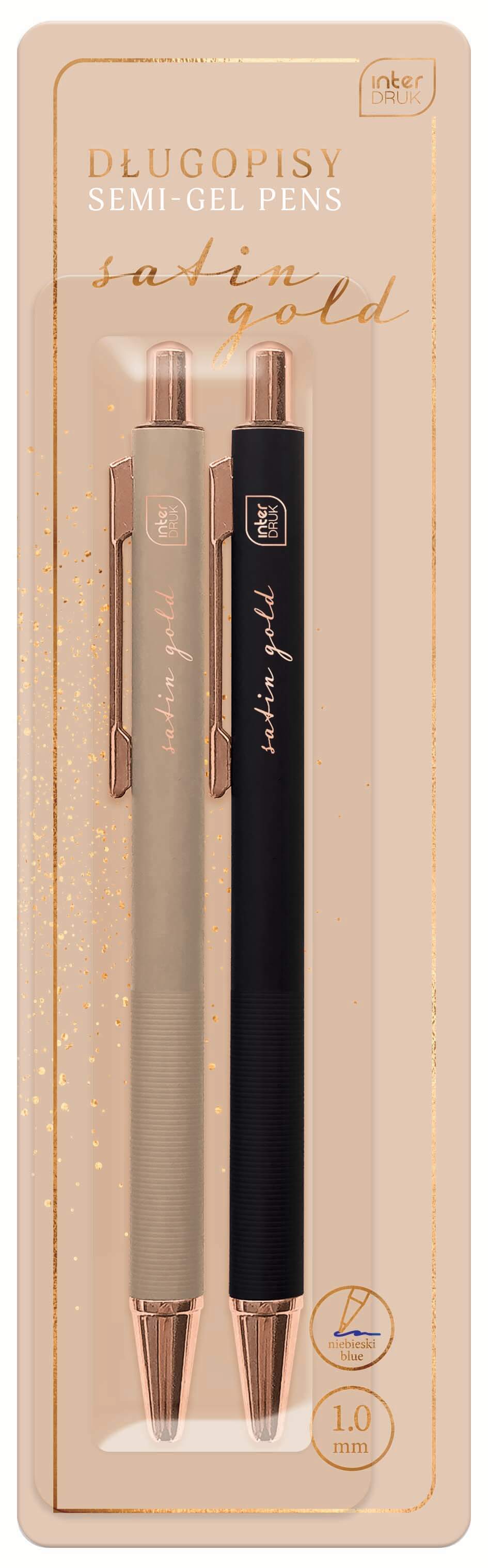 Set dve hemijske olovke SATIN GOLD (DVE VRSTE) 