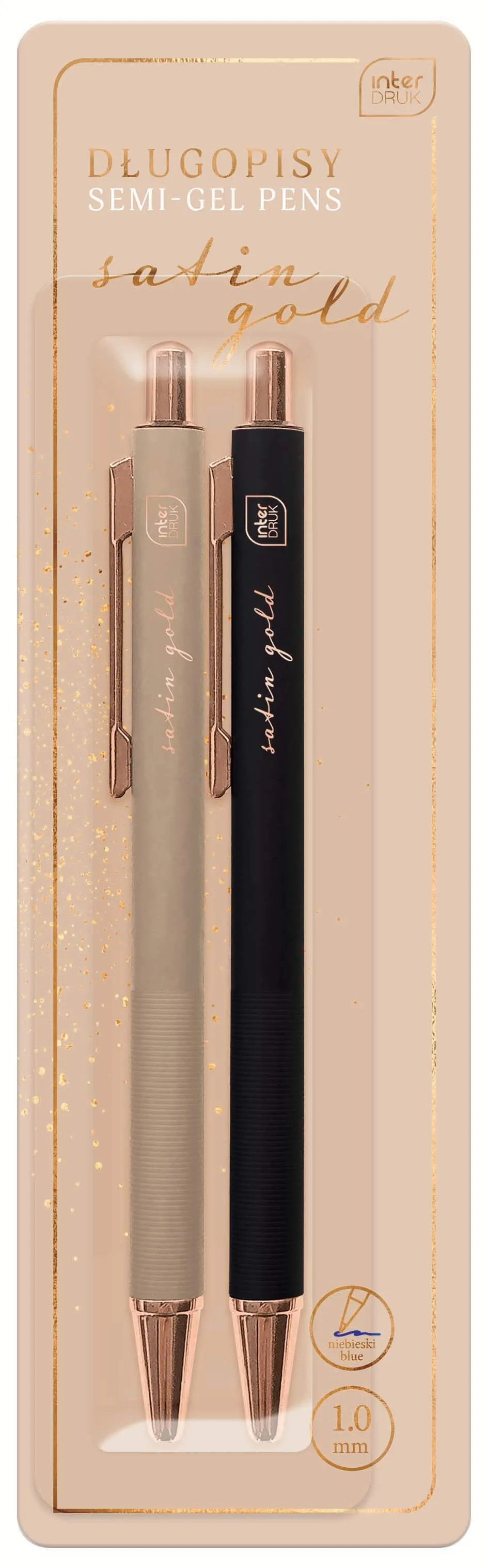 Set dve hemijske olovke SATIN GOLD (DVE VRSTE) 