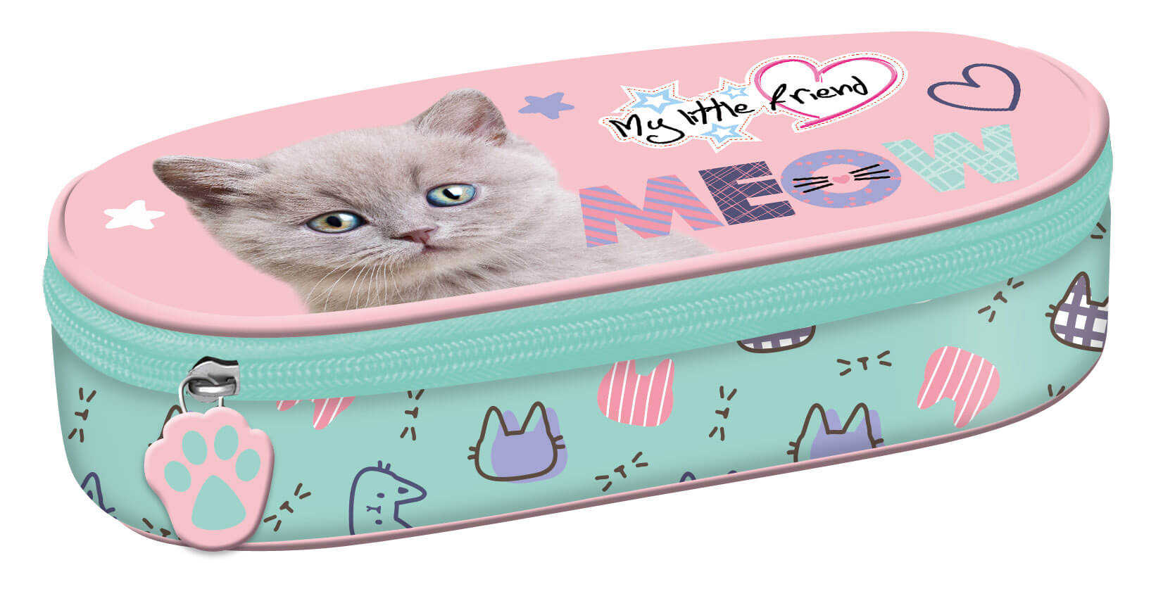 Pernica prazna ovalna FLUFFY KITTY 