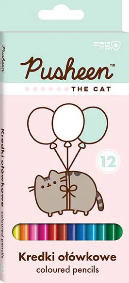 Drvene bojice PUSHEEN THE CAT 12kom 