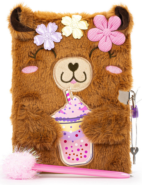 Dnevnik sa ključićem i hemijska olovka 