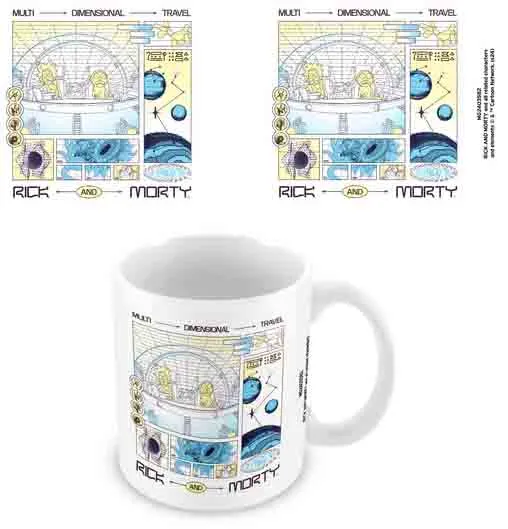 Šolja RICK AND MORTY (MULTI DIMENSIONAL TRAVEL) 