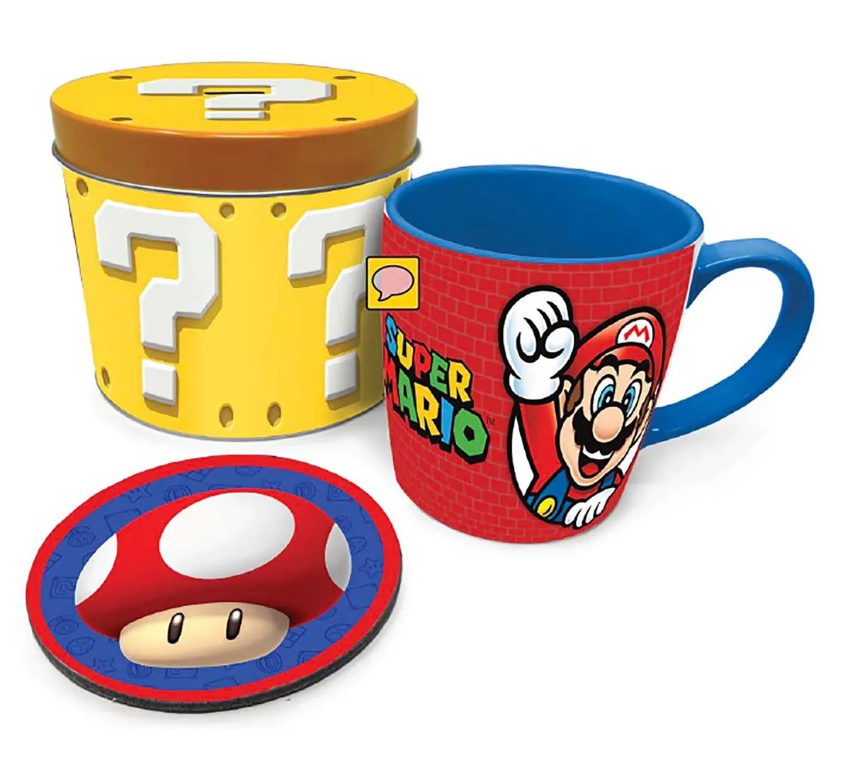 Šolja i podmetač od plute SUPER MARIO Lets A Go 