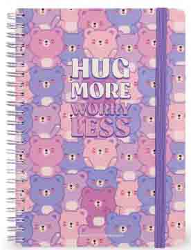 Notes sa spiralom TEDDY BEAR linije 21x15cm 