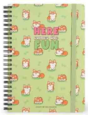 Notes sa spiralom CORGI linije 21x15cm 