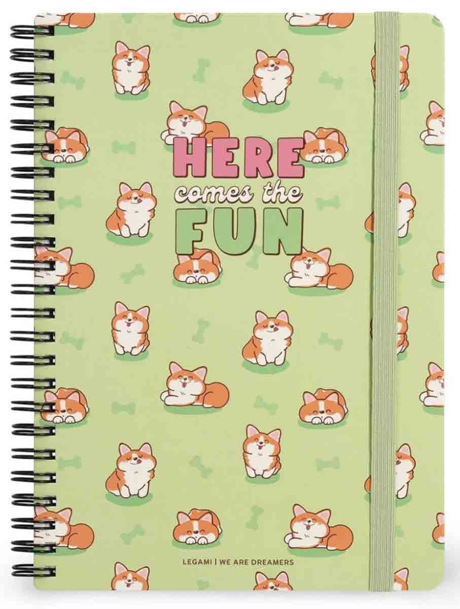 Notes sa spiralom CORGI linije 29x21cm 