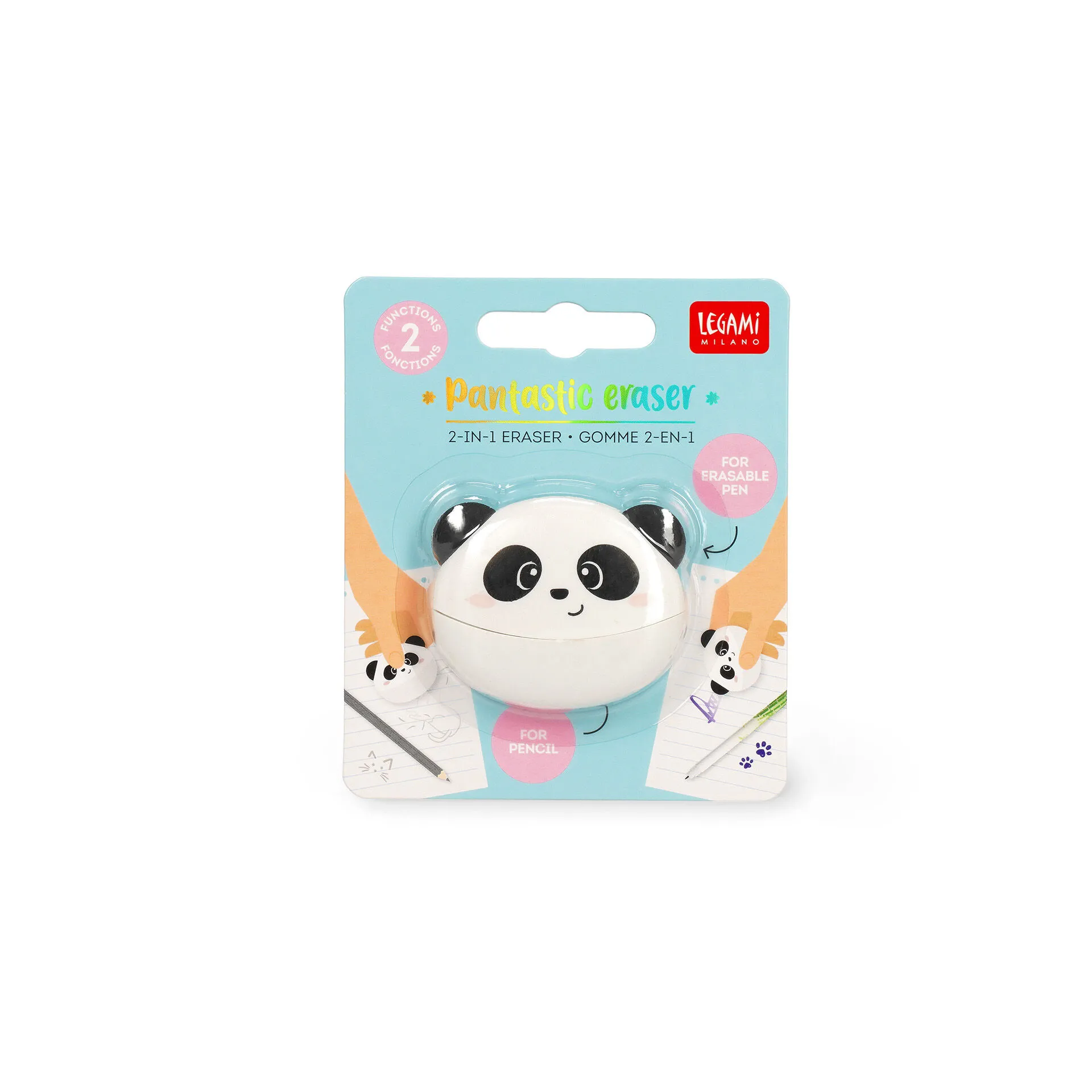 2 u 1 gumica za brisanje PANDA 