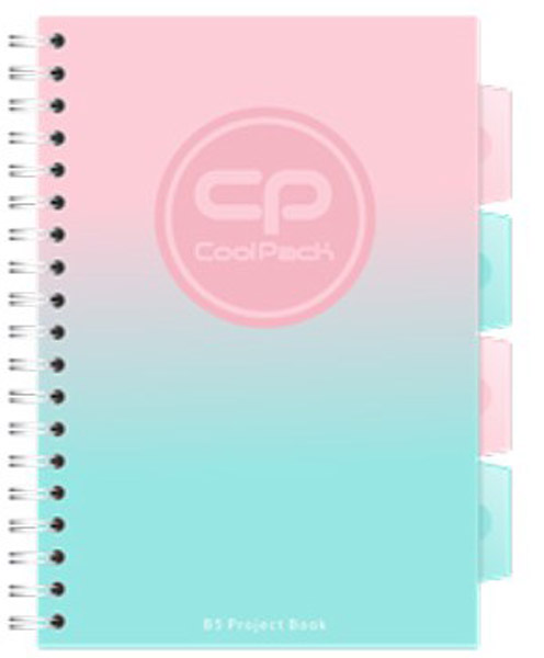 Sveska B5 kvadratići GRADIENT STRAWBERRY 