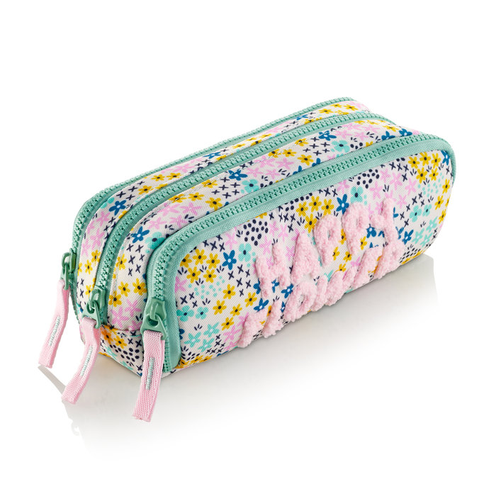 Prazna pernica sa tri pregrade MIQUELRIUS Happy Flower (Eko) 