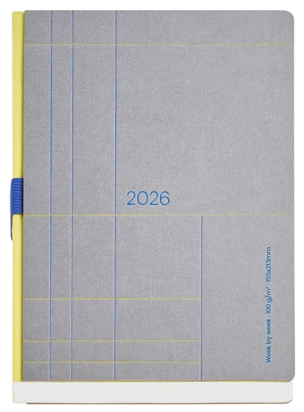 MIQUELRIUS datumirani planer GREY BASICS 26 