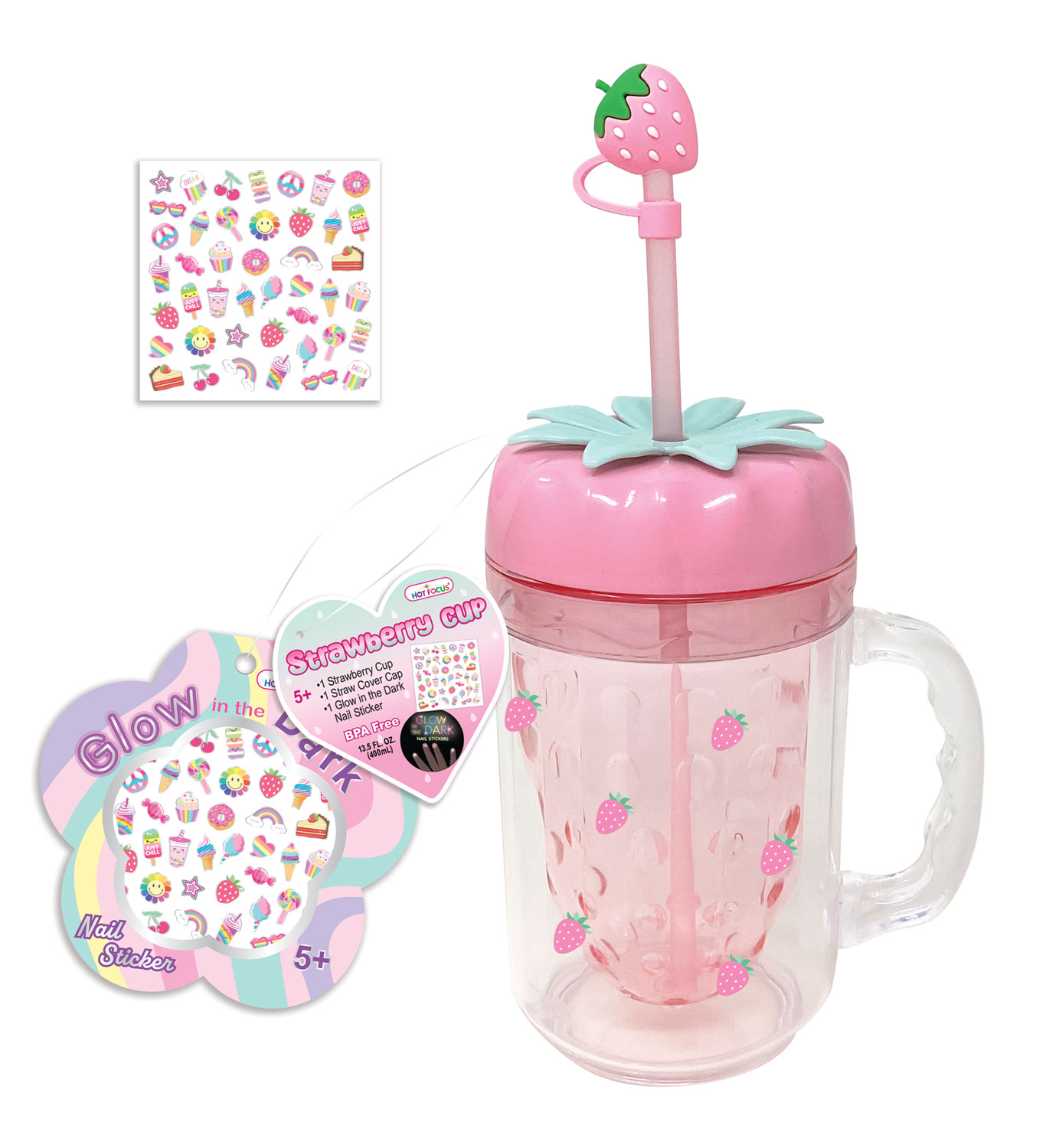 Putna šolja 400 ml STRAWBERRY 