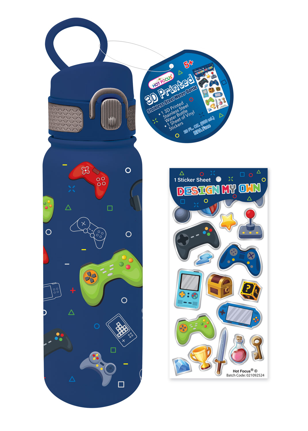 Flašica za vodu od nerđajućeg čelika 600 ml GOOD GAME 