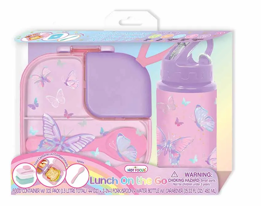 Kutija za užinu i flašica 450 ml LUNCH ON THE GO 