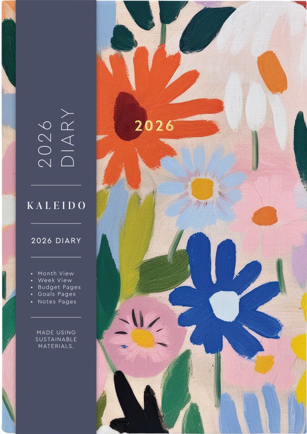 Datumirani planer A5 GOUACHE FLORAL 2026 