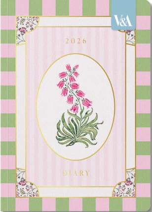 Datumirani planer A5 PINK CAMPANULA 2026 