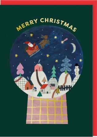 Novogodišnja čestitka SNEŽNA KUGLA 