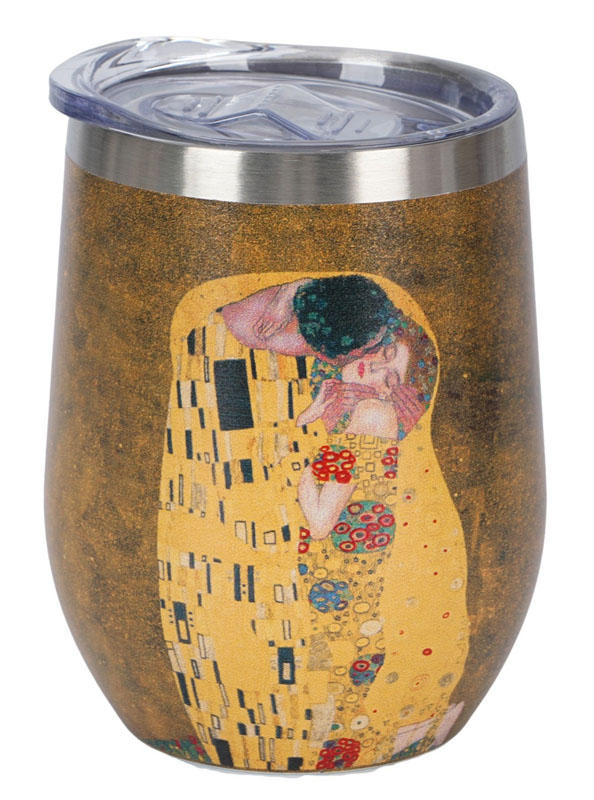 Putna šolja od nerđajućeg čelika KISS CLASSIC - KLIMT 