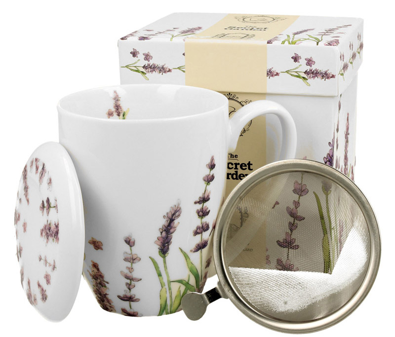 Šolja za čaj sa infuzerom LAVENDER 
