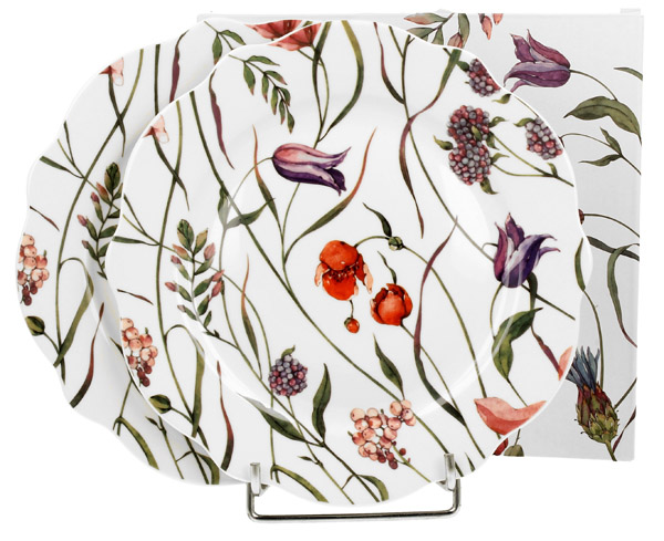 Set dva desertna tanjira FLOWER MEADOW 