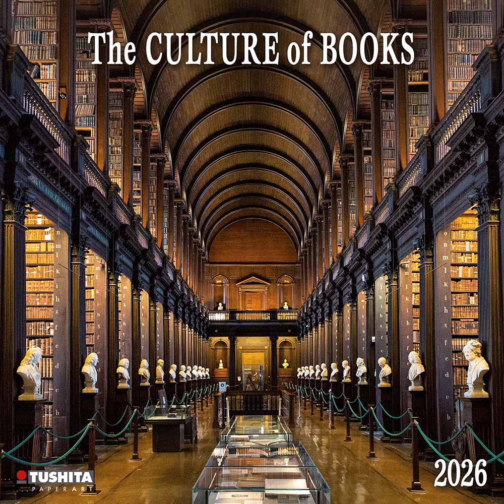 Zidni kalendar 2026 CULTURE OF BOOKS 