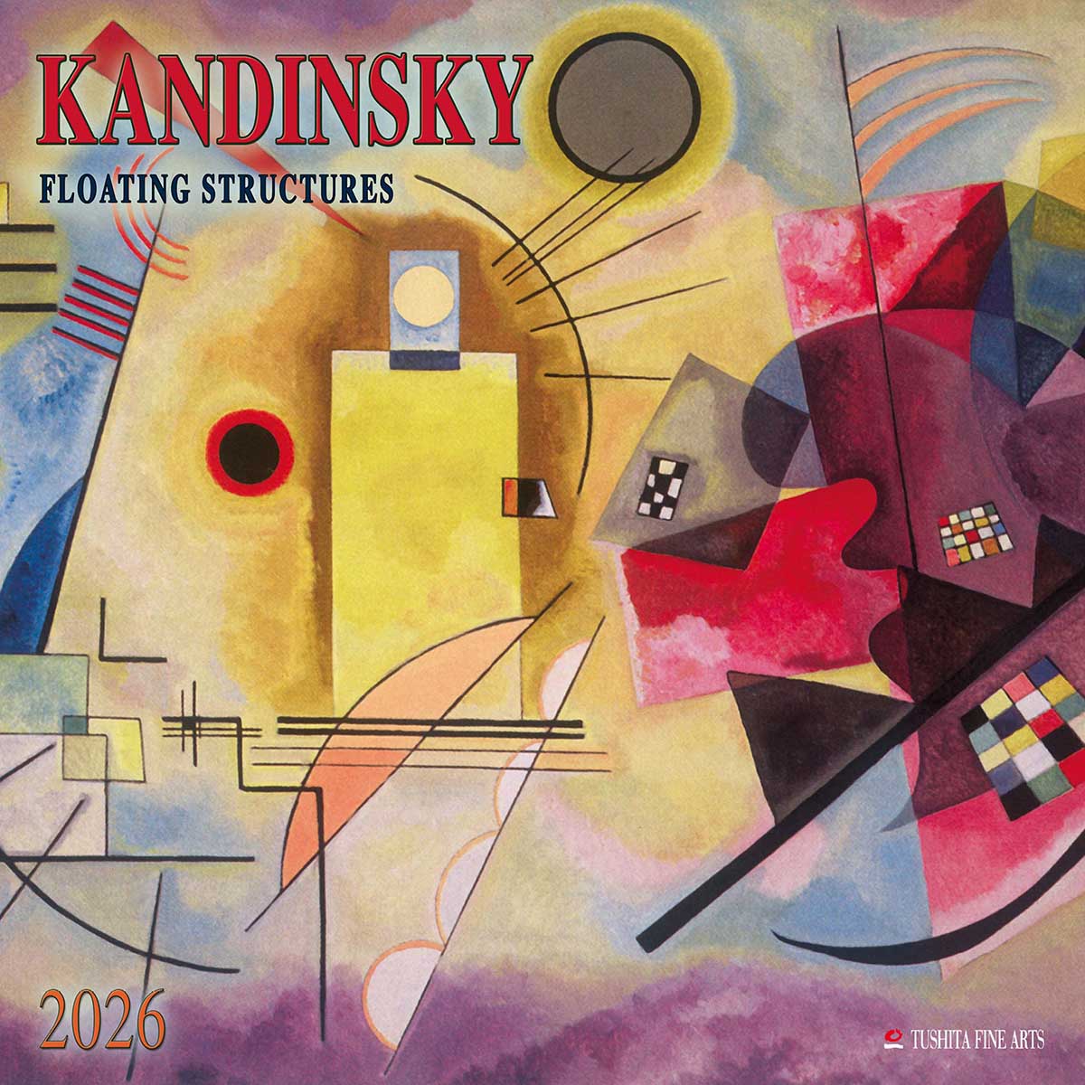 Zidni kalendar 2026 KANDINSKY - FLOATING STRUCTURES 