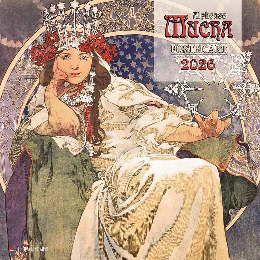 Zidni kalendar 2026 ALPHONSE MUCHA 